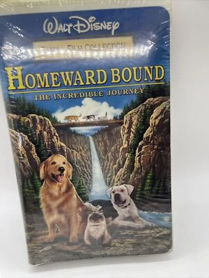 DISNEY Homeward Bound: The Incredible Journey (VHS, 1998, Clam Shell) Sealed/New Foto 1 de 4