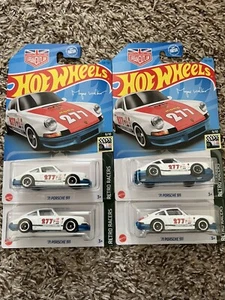 Hot Wheels 71 Porsche 911 Lot Of 4 White Magnus Walker - Picture 1 of 2