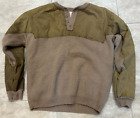 CC Filson Men’s XL Pullover Coat Wool Jacket Beige Tan Heavy Lined