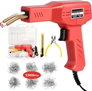 Plastic Welder, 1000PCS Staples, Plastic Welding Kit, Hot Stapler Kit, Plastic W - Picture 1 of 13