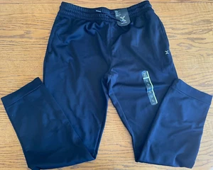 Solid Black Athletic Pants Boys 18/20 XL Drawcord Xersion Cuffs NWT Soft NEW NWT - Picture 1 of 5