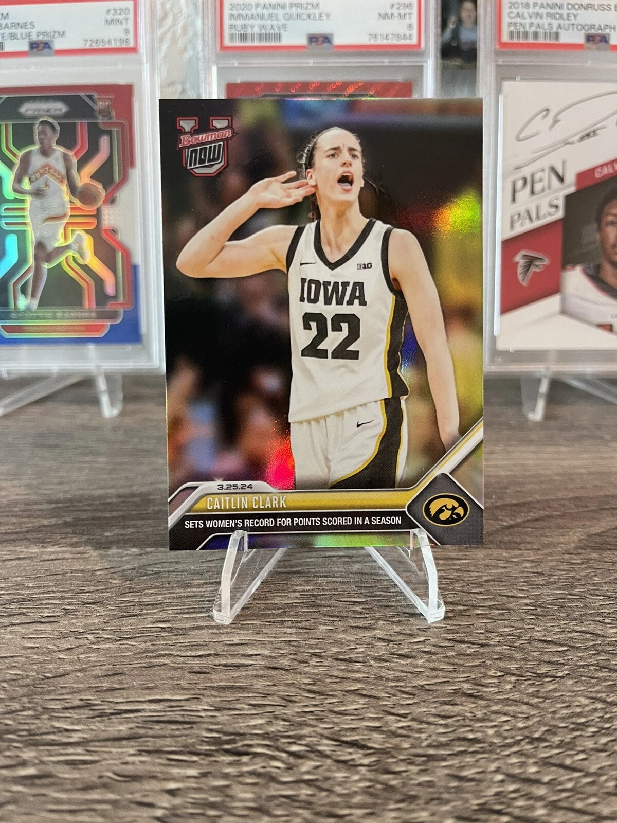Caitlin Clark - 2023-24 Bowman U Now # 74-SP - Photo Variation-  VERY RARE