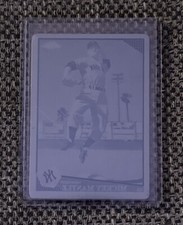 2009 Topps Chrome Mickey Mantle Printing Plate 1/1