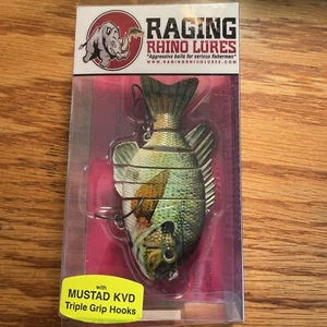 Raging Rhino Lures • 4" Rage Sunfish HSB Fishing Lure Triple Hook - Picture 1 of 6