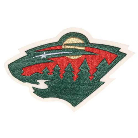 Minnesota Wild Primary Team NHL Hockey Logo Jersey Shoulder Sleeve Patch Cover
