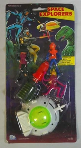 De colección. Figura de acción Space Explorers vintage NOS estilo Swoppet astronauta astronauta astronauta hombre espacial - Imagen 1 de 7