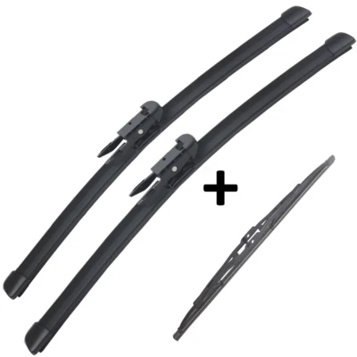 Braumach Front Rear Wiper Blades Aero for Audi A3 8P HATCH 2005-2012 - image 1 of 4