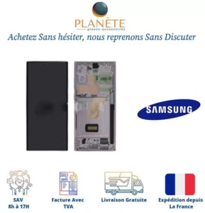 Original Ecran Lavande Assemblés Sur Châssis Pour Galaxy S23 Ultra (S918B) - Photo 1 sur 1