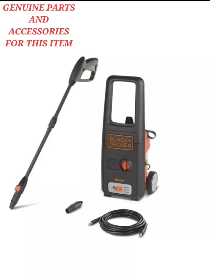 Black and Decker BXPW1400E 240V 110 Bar Pressure Jet Washer (PARTS) - Image 1 of 1