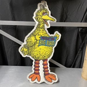 VINTAGE 1975 Sesame Street Presenting Big Bird 20" Felt Pennant - Picture 1 of 11
