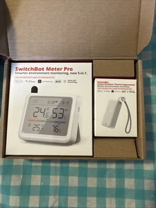 SwitchBot Hygrometer Humidity Monitor, Meter Pro Bundle ! New Sealed - Picture 1 of 3