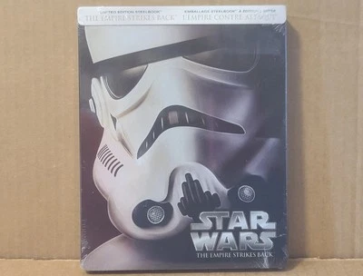 Star Wars V: The Empire Strikes Back (Blu-ray Disc, 2015, SteelBook) Brand New - Image 1 of 2