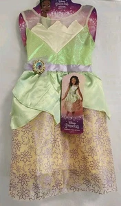 Disney PRINCESS TIANA Costume Dress Up Princess & The Frog Fits Sizes 4-6x New - Picture 1 of 7