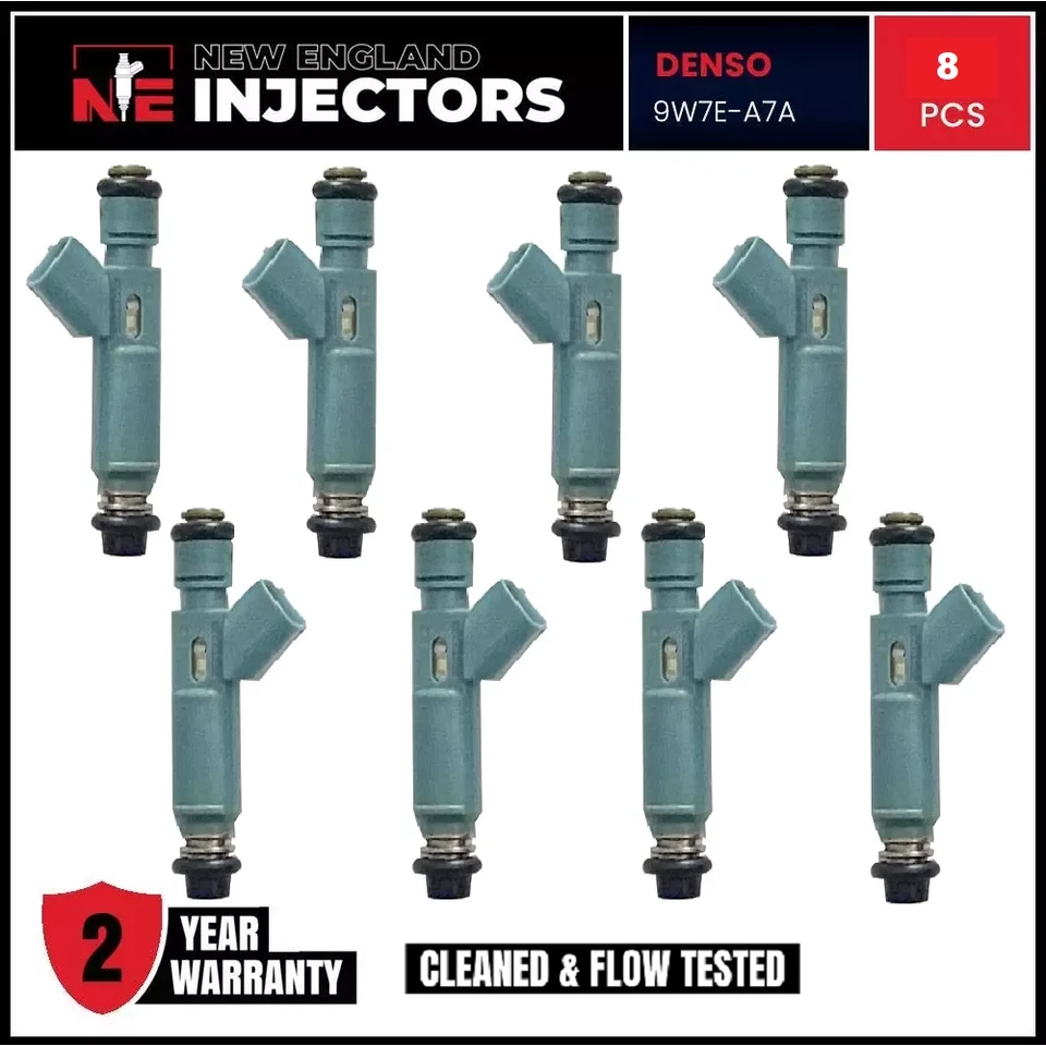 Juego de 8 inyectores de combustible Reman Denso 9W7E-A7A para Ford F-150 2009-2010 4,6 L V8 Foto 1 de 3