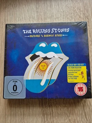 The Rolling Stones SD Blu-Ray + 2 CD Set Bridges To Buenos Aires OVP mint - Bild 1 von 2