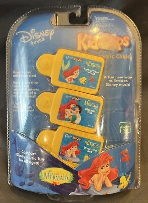 Disney Tunes KIDCLIPS Kid Clips Music Chip 3-Pack THE LITTLE MERMAID NIB - Image 1 of 4