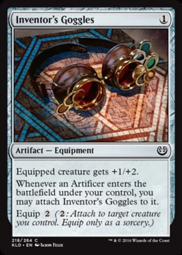 4 Inventor's Goggles ~ Near Mint Kaladesh 4x x4 Playset MTG Magic UltimateMTG Ar - Image 1 of 1