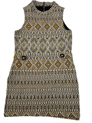 Vestido para mujer Romeo & Juliet Couture años 60 mod mini aberturas laterales pequeño tejido cambio Foto 1 de 4