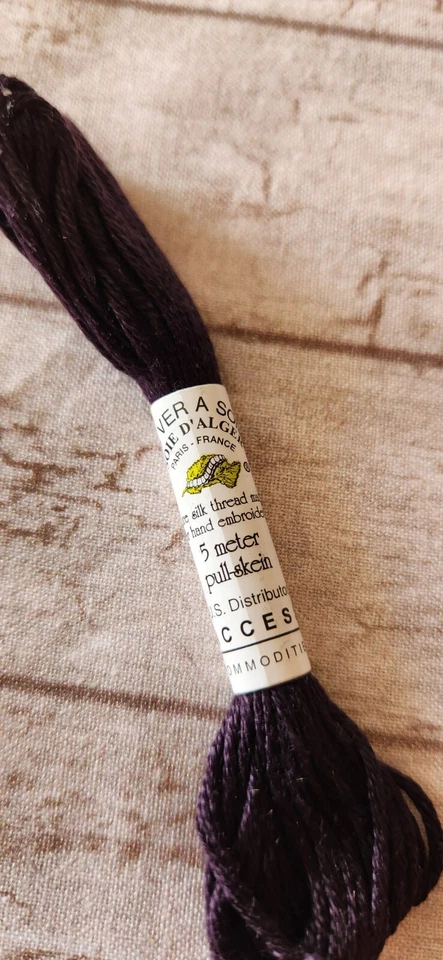 Au Ver a Soie Soie d'Alger 7 ply Silk Floss 3000 Range You Choose  Colors - Image 1 of 1