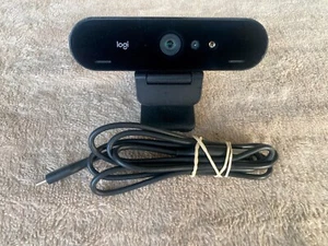 Webcam Logitech Brio 4K Pro V-U0040. Câble Plus. Veuillez lire - Photo 1/5