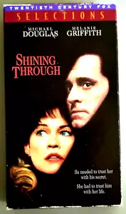 Shining Through (VHS, 1992)(Action) Michael Douglas, Melanie Griffith! - Picture 1 of 7