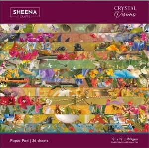 Crafter's Companion - SHEENA DOUGLASS - VISIONES DE CRISTAL - PAPEL 12"x12" - Imagen 1 de 24