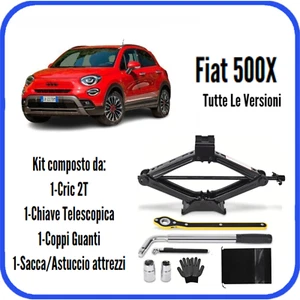 Kit De Gato 2TON Cambio De Neumáticos De Auto + Llave + Guantes + Estuche - Imagen 1 de 8