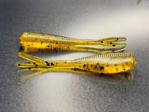 (20) - Trituradora de losas de 2" "Gold Rush" Crappie Jig GRUBS CEBO PLANTILLAS CRAPPIE PANFISH - Imagen 1 de 3