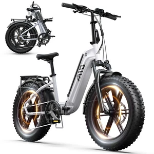 TST 20" x 4.0 Fat Tire Electric Bike for Adults 48V/15AH 1000W Peak E-Bicycle - Picture 1 of 9