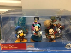 Disney Parks Mickey’s Christmas Carol Figurine Playset or cake topper - Picture 1 of 7