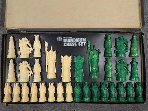 Vintage TAG Collector's MANDRIAN CHESS SET 1962 In Original Case Box - VGUC - Picture 1 of 10