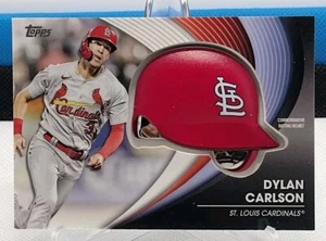 Dylan Carlson 2022 Topps Update Commemorative Helmet St. Louis Cardinals #BH-DC - Picture 1 of 3