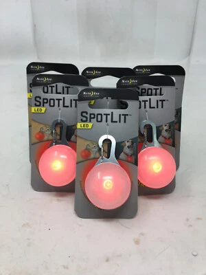 Set Of 6 SpotLit LED Attachable Lights For Dog Collar, Keychain, And More New! - Image 1 of 3