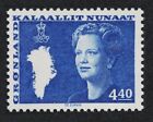 SALE Greenland Queen Margrethe and Map of Greenland 4k.40 1989 MNH SG#124a