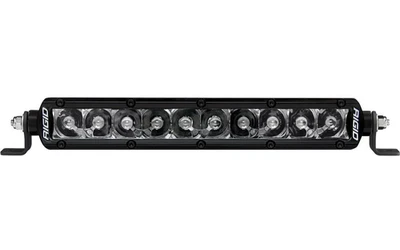 Barra de luz LED óptica puntual Rigid Industries 10 pulgadas serie SR PRO edición Midnight Foto 1 de 4