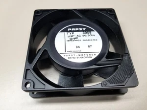 TYP 3908 (TYP3908), EBM-PAPST 92mm x 92MM X 25mm 115V AC Cooling Fan - Picture 1 of 1