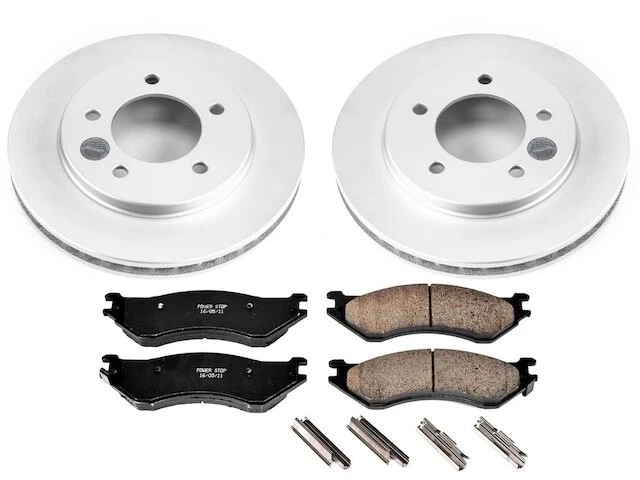 Kit de pastillas de freno delanteras y rotor para Lincoln Navigator 1998-2002 1999 2000 VR489PX Foto 1 de 1