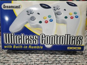 Sega Dreamcast Docs Wireless Controller CIB, Read Description!