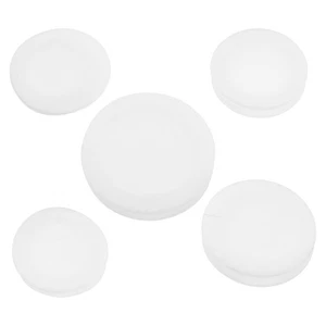 5 Pcs Round Rubber Stopper Money Box Plug Piggy Bank Black Replacement - Picture 1 of 12