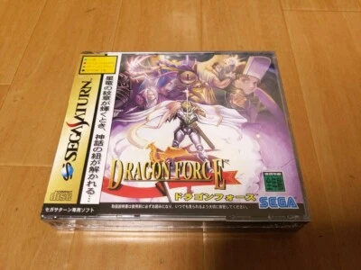 DRAGON FORCE Sega Saturn SS Japan Action Adventure Battle Simulation Game 1996 - Image 1 of 4