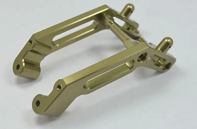 Dhawk CNC Aluminum Wing Mount Set Titanium For Losi TLR 8ight 3.0 B+T Losa4435 - Image 1 of 2