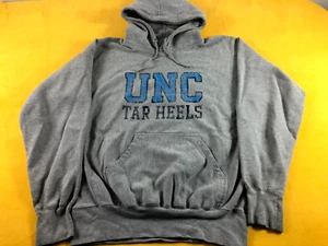 Vintage MV SPORT PRO WEAVE North Carolina Tar Heels Heavy Hoodie Sweatshirt Herren M - Bild 1 von 3