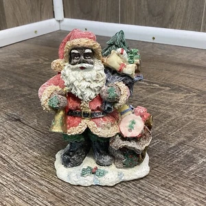 African American Christmas Santa with Toys - Picture 1 of 6