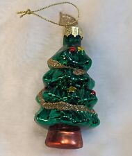 Thomas Pacconi Christmas Tree 3.25" Ornament Mercury Blown Glass Vintage Classic