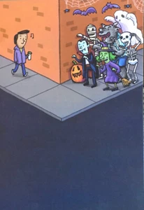 Halloween,  Funny, RPG, Monsters Ready To Scare, Greeting Card - Picture 1 of 3