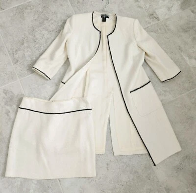 Traje largo ajustado forrado MODA International de colección (10) acrílico/lana b Foto 1 de 4