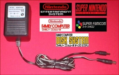 AC Adapter Power Supply for Original NES Super Nintendo SNES Famicom SFC NEW - Image 1 of 2