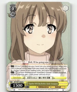 WS Together With Big Brother, Kaede Azu Rascal Does Not Dream of a Dreaming Girl - Picture 1 of 1