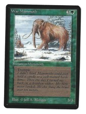 War Mammoth - Beta Edition - MTG Magic the Gathering