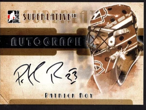 PATRICK ROY 2007-08 ITG Superlative Autograph Silver #A-PR SP #/50 Auto Montreal - Picture 1 of 2